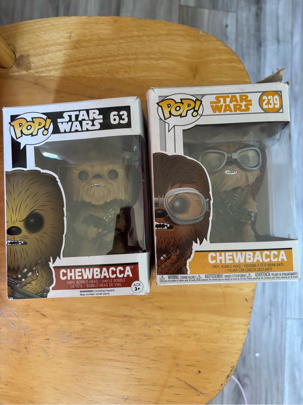 Pop Star Wars Chewbacca Vinyl Figures - Brown